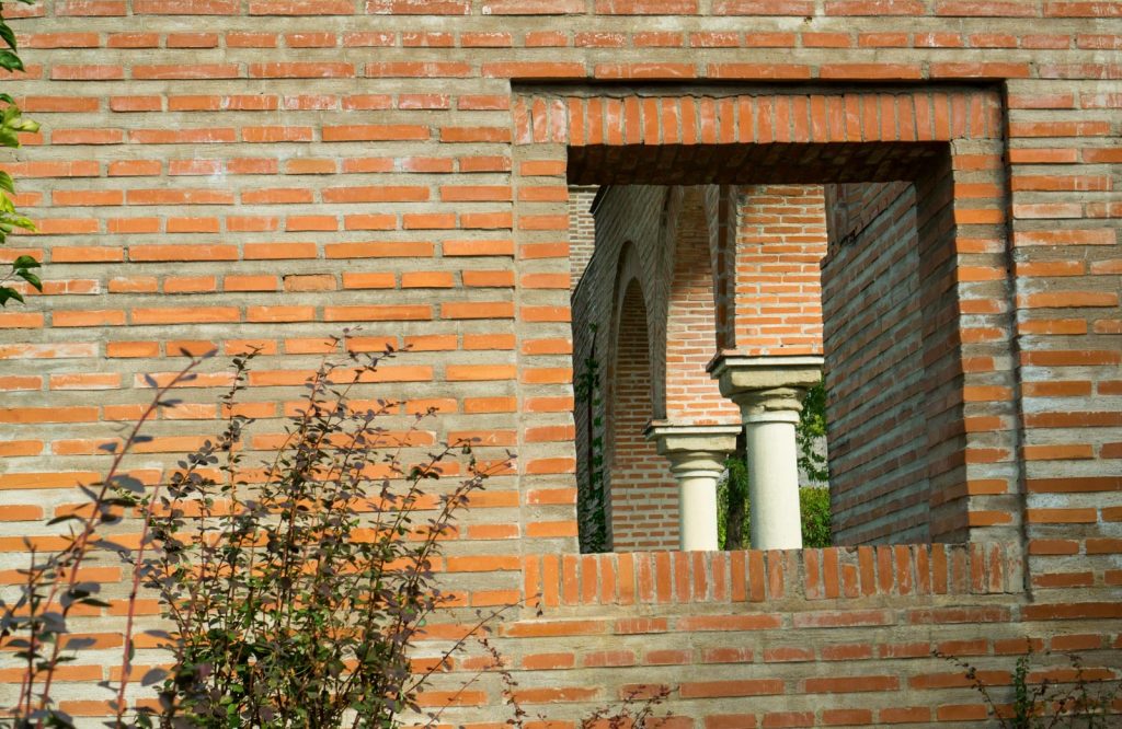 brick wall window mogosoaia palace